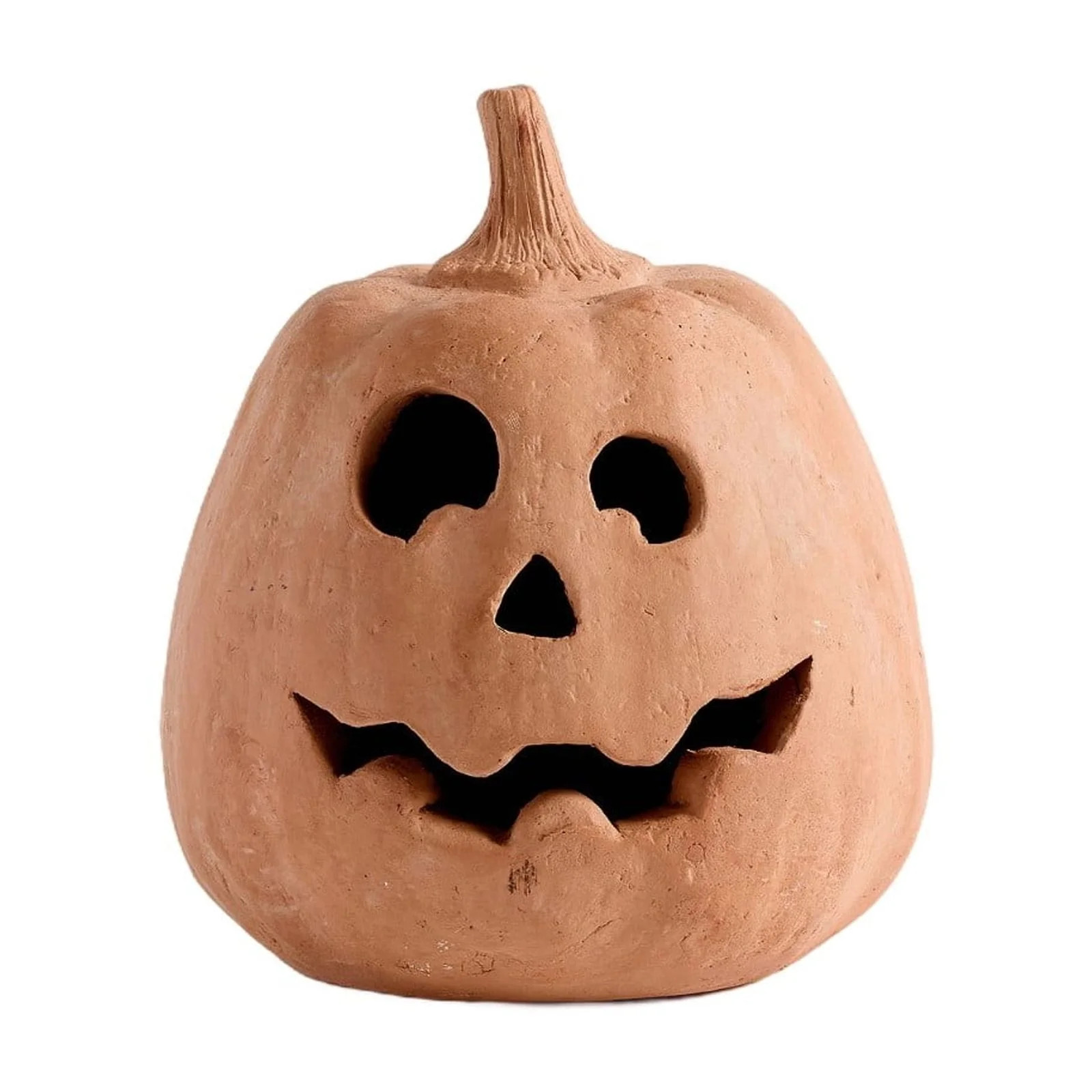 2025 Hallowmas Hand-Carved Terracotta Jack-O'-Lantern, Artisanal Pumpkin Candle Holder for Gothic... | Walmart (US)