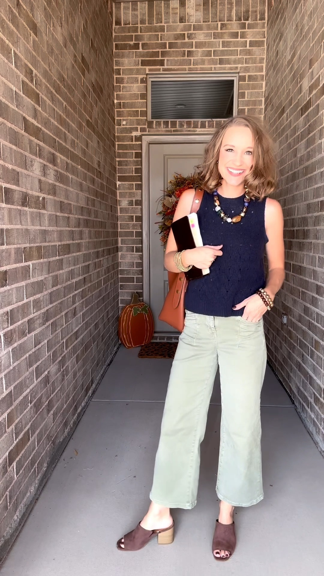 What I wore to church today 🤎👜 

#LTKFallSale