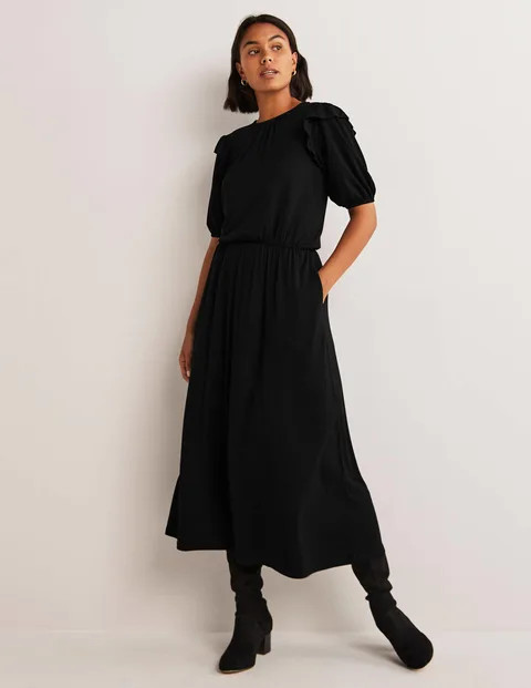 Ruffle Jersey Midi Dress | Boden (UK & IE)