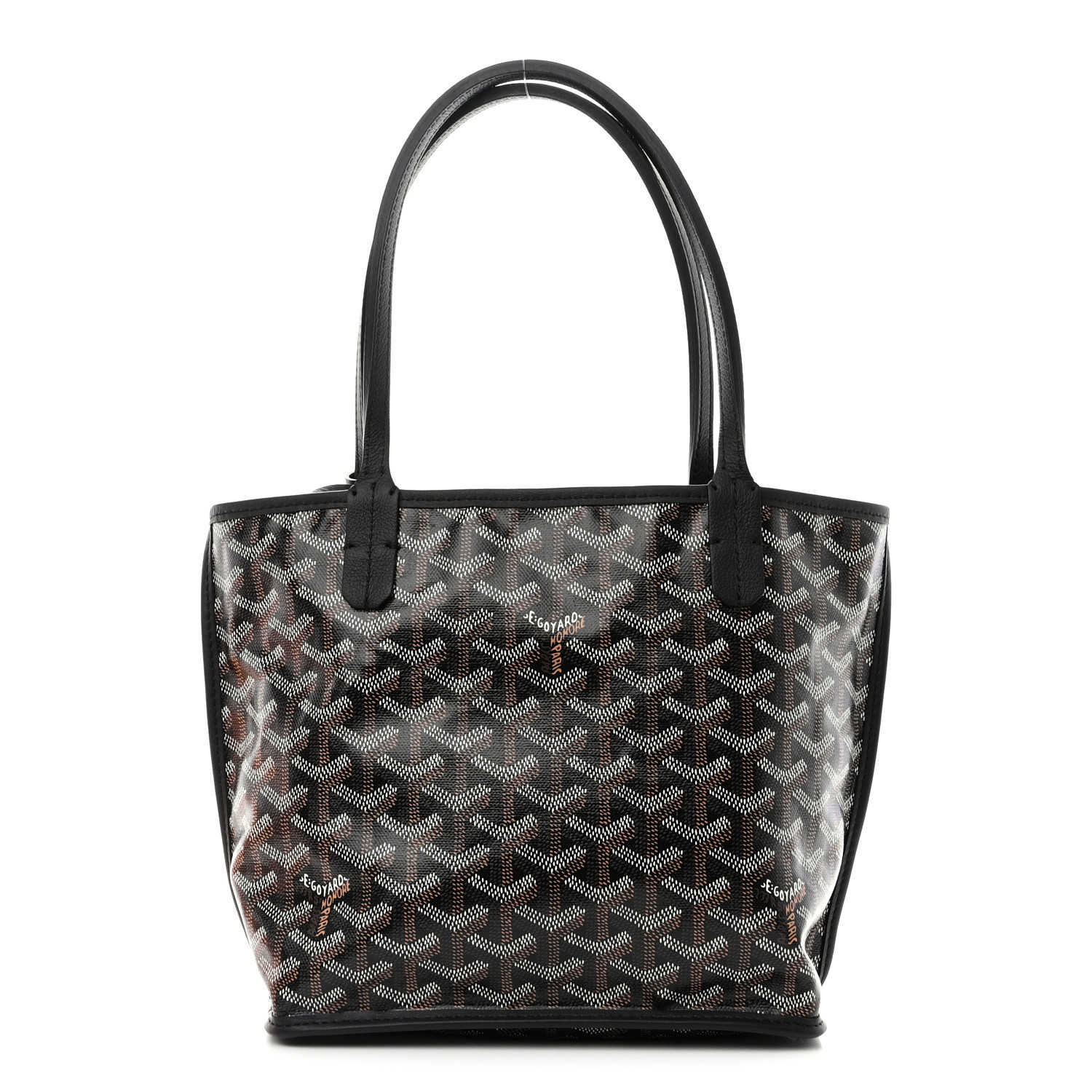 Goyardine Reversible Mini Anjou Black | FASHIONPHILE (US)