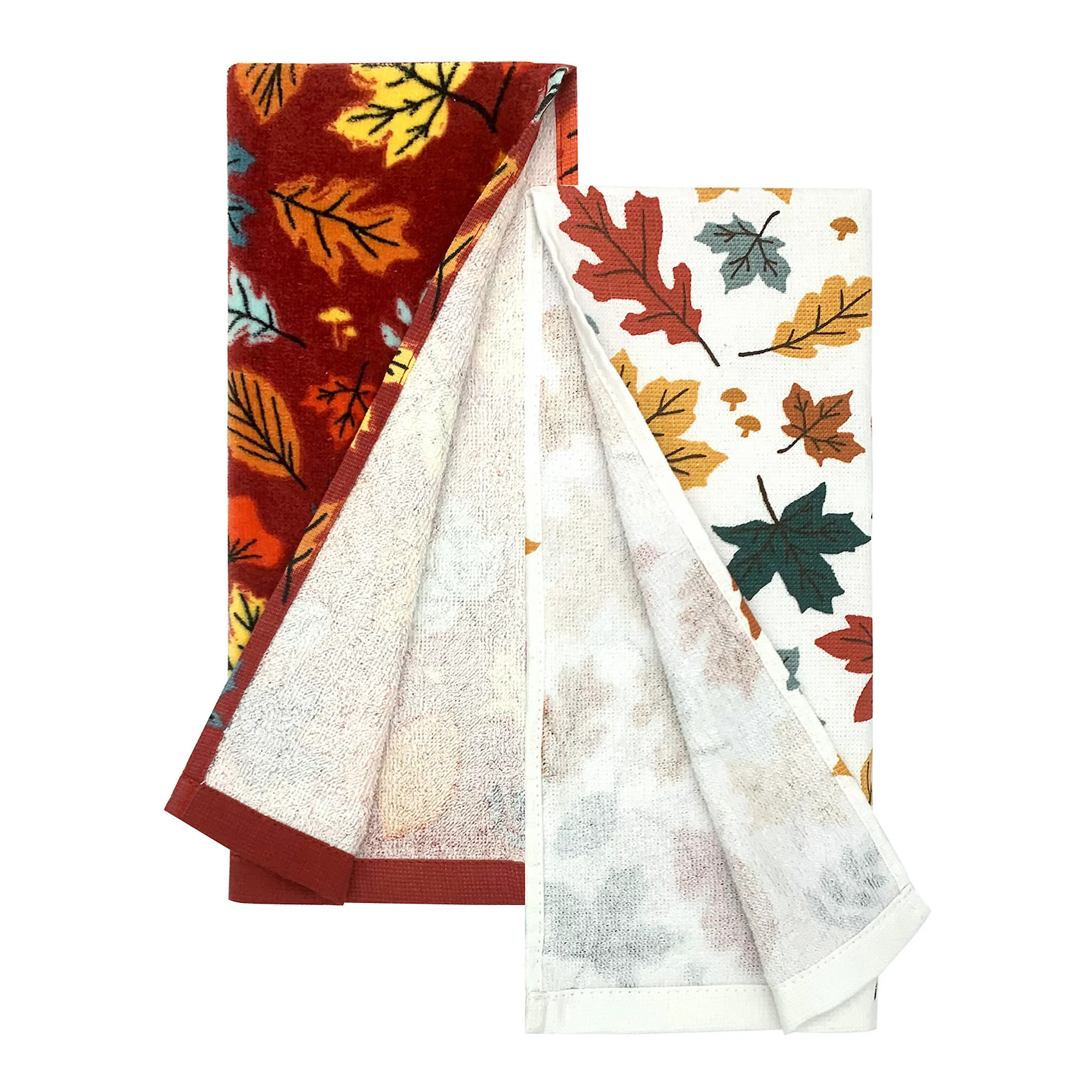 Celebrate Together™ Fall Hello Fall Leaves Kitchen Towel 2-pk. | Kohl's
