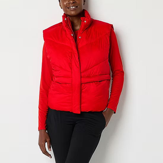 Xersion Womens Oversized Puffer Vest | JCPenney