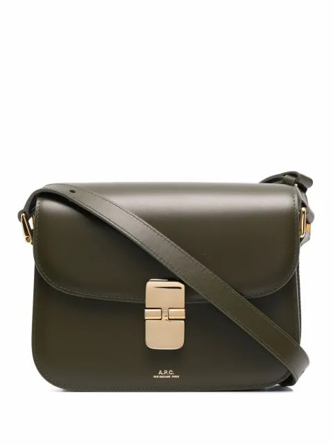 Grace leather shoulder bag | Farfetch (UK)