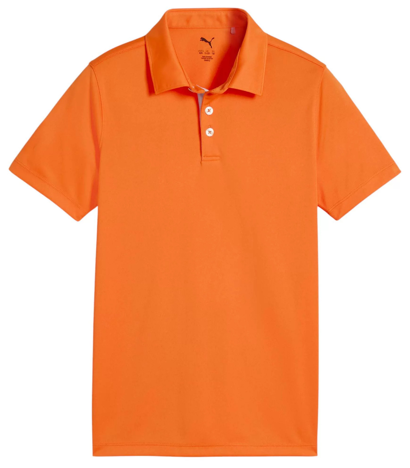 PUMA Boys' Pure 2.0 Golf Polo, Medium, Rickie Orange | DICK'S Sporting Goods