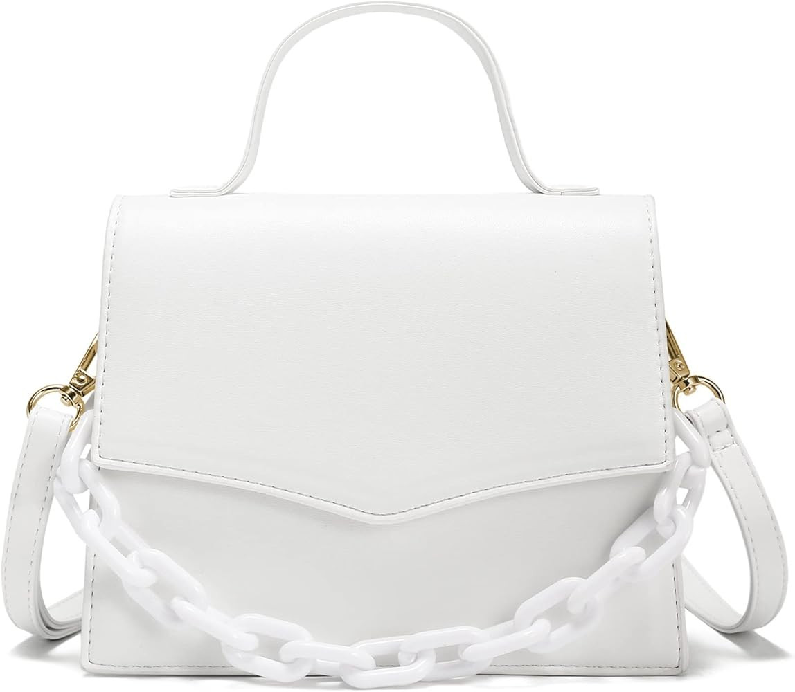 CATMICOO Mini Purses for Women Trendy Mini Bag with Detachable Plastic Chain | Amazon (US)