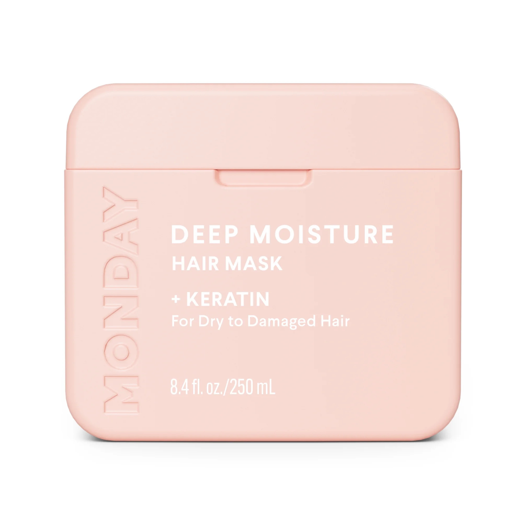 MONDAY Haircare Deep Moisture Hair Mask, Strength Dry Damaged Hair, Keratin Shea Butter 8 Fl Oz | Walmart (US)