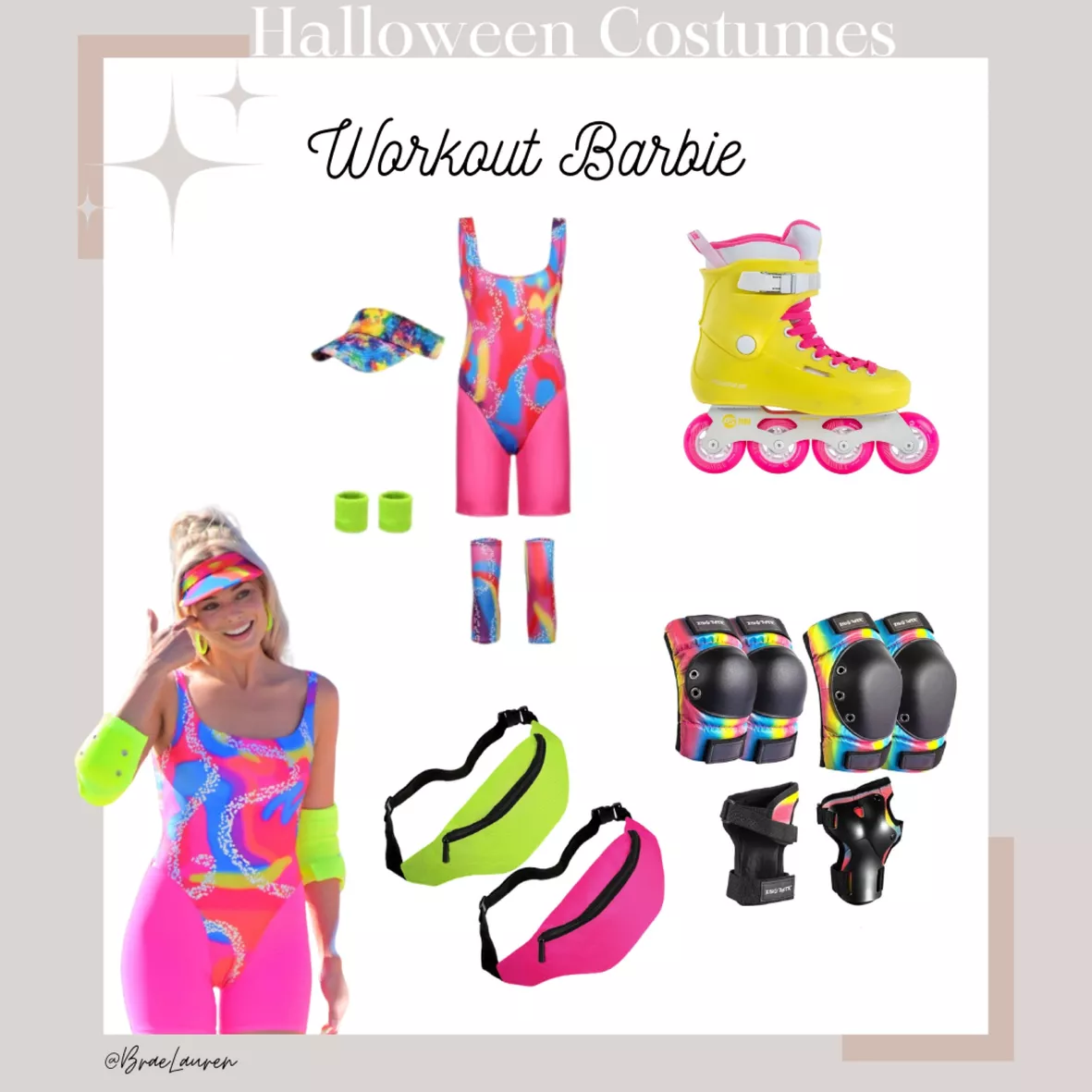 Workout Barbie costume  Barbie halloween costume, Barbie costume, Workout  barbie