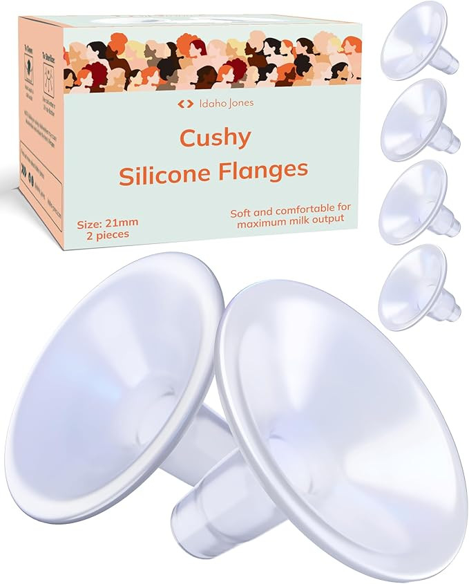 Cushy Silicone Flanges - Pack of 2, 21mm - Compatible with Spectra - Lightweight and Comfortable ... | Amazon (US)