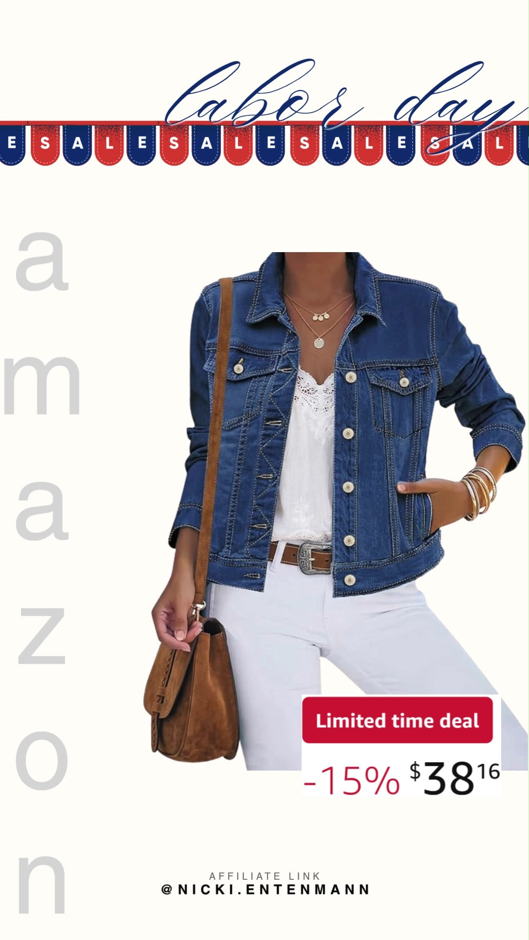 Layer up with Women’s Basic Button Down Stretch Fitted Long Sleeves Denim Jean Jacket crafted for timeless style and modern comfort. Perfect for everyday outfits, it blends versatility, charm, and confidence. #denimjacket #buttondown #stretchfit #fashionfinds #styleessentials #ootdfashion #amazonfinds #shoppingdeal #modernliving #dailyessentials 👖👕✨ 

 #LTKdayinmylife #LTKootd #LTKSaleAlert