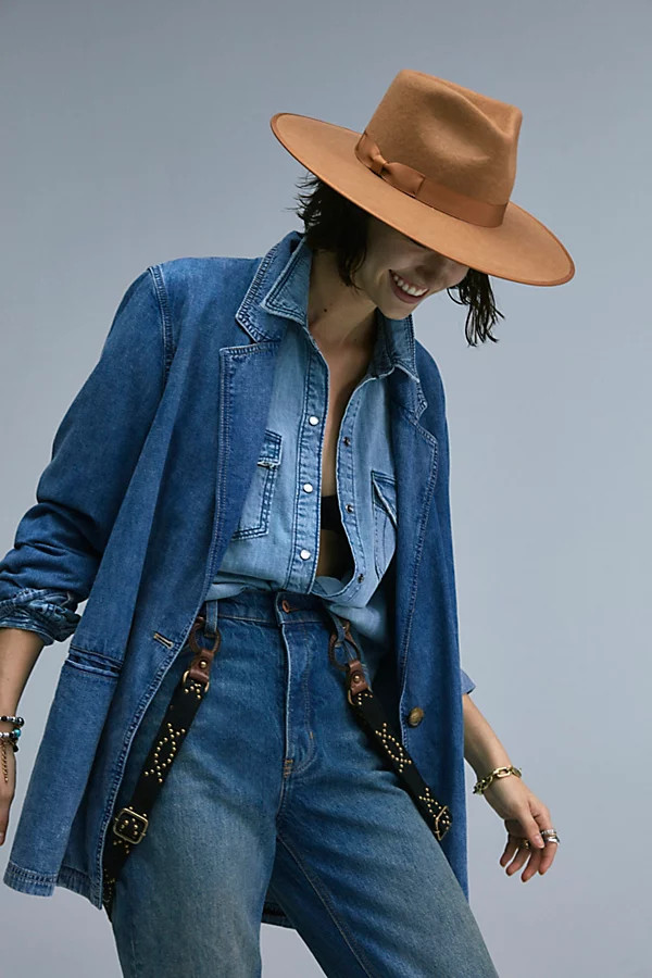 Rancher Felt Hat by Lack of Colour at Free People, Teak, M | Free People (Global - UK&FR Excluded)