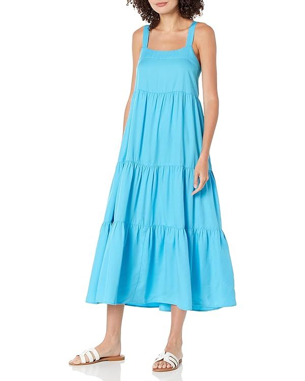 The Drop Women's Britt Tiered Maxi Tent Dress | Amazon (US)