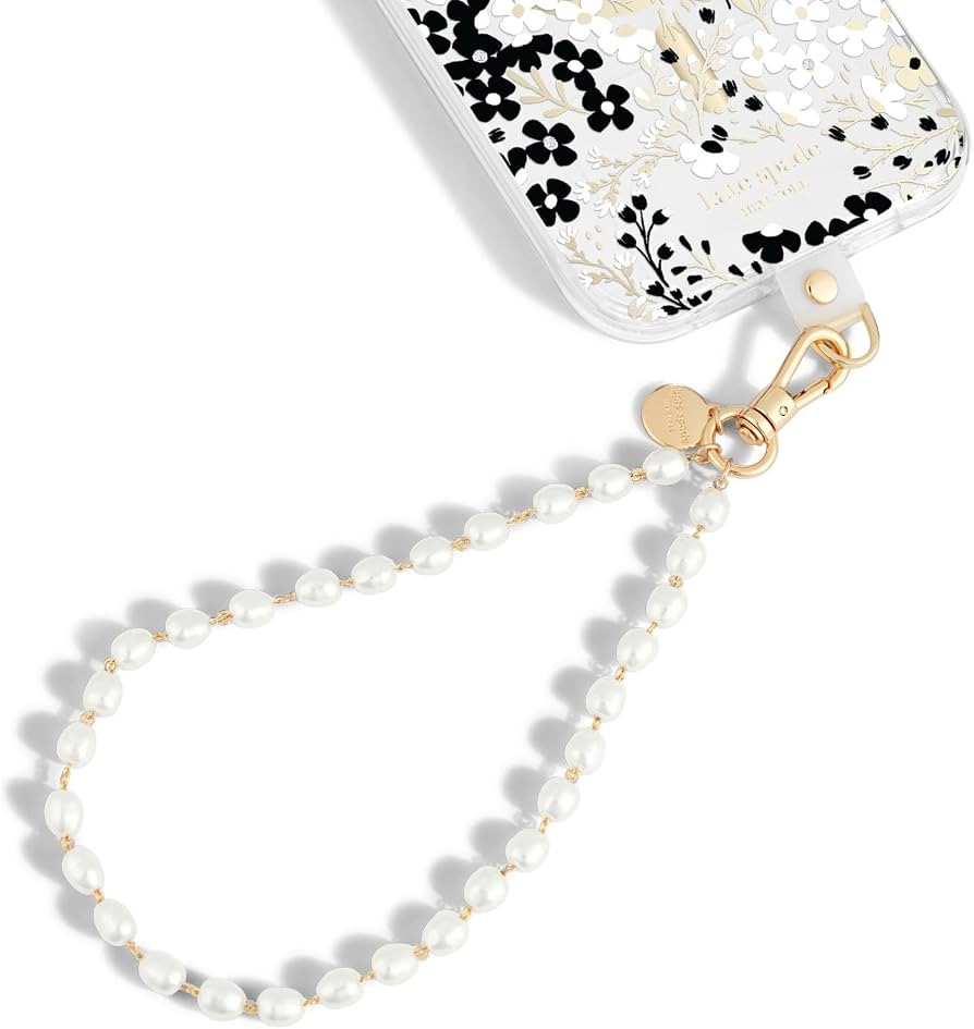 Kate Spade New York Phone Charm - Detachable Cell Phone Lanyard - Sea Pearl | Amazon (US)