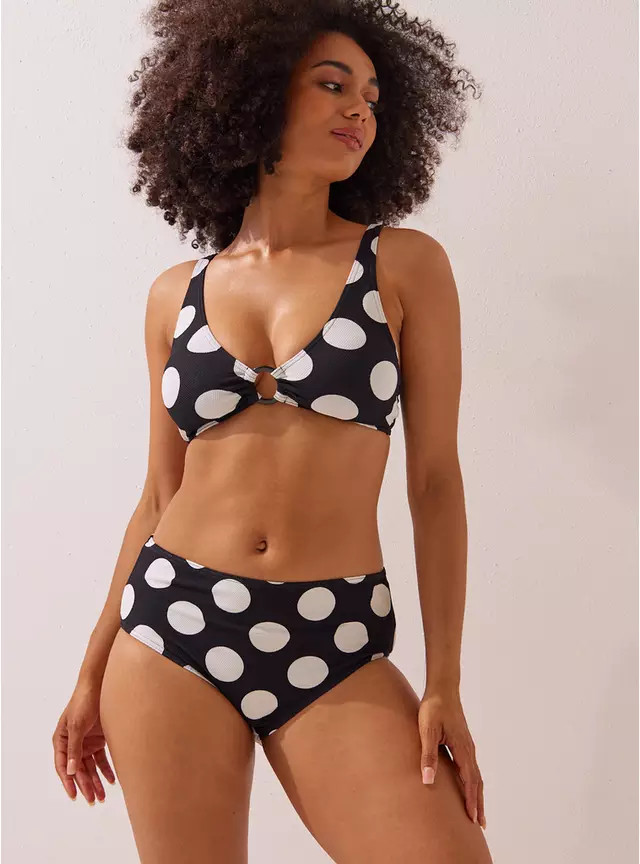 Polka Dot Printed Full Bikini Bottoms 12 | Tu Clothing