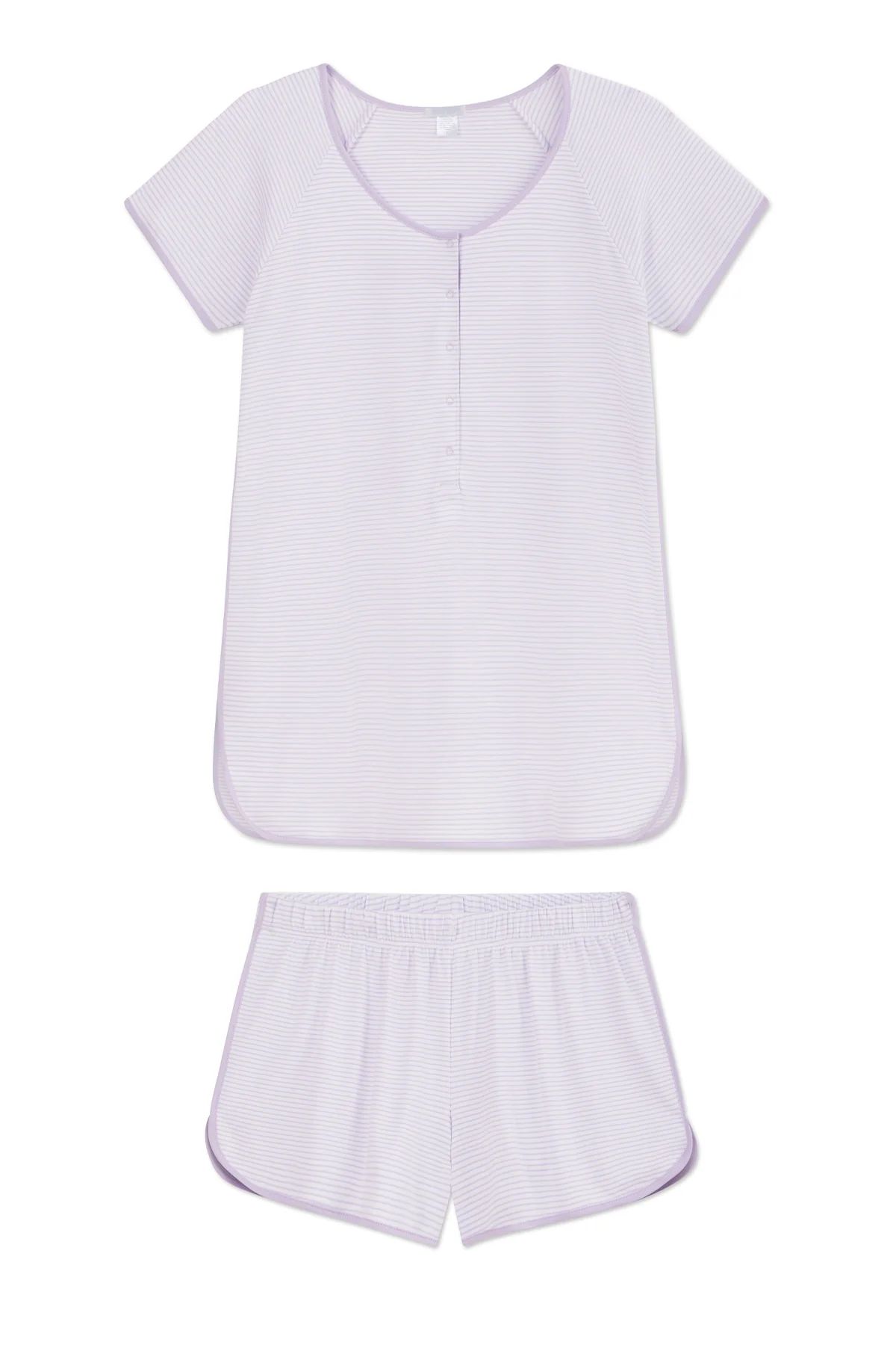 Pima Maternity Shorts Set in Wisteria | Lake Pajamas