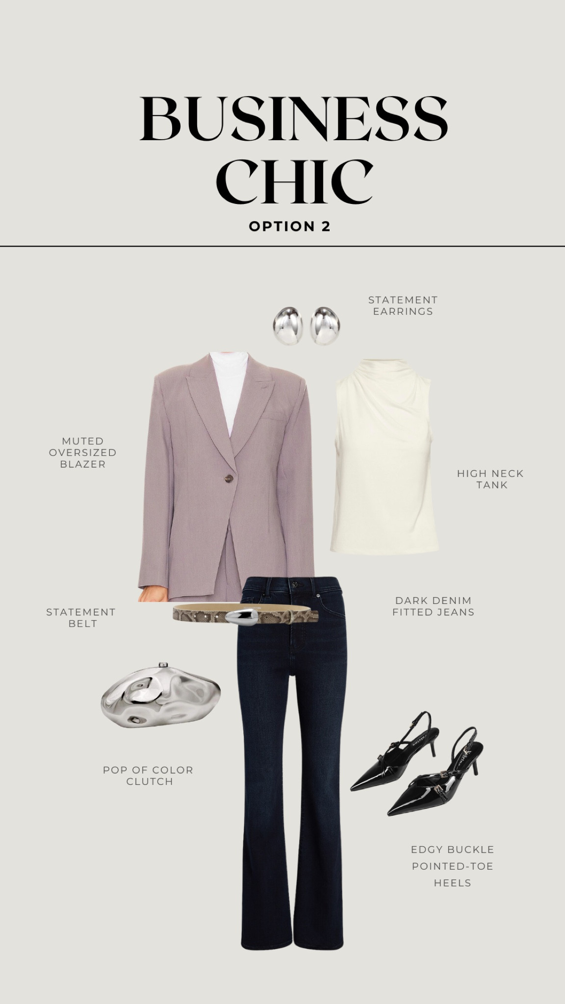 STYLING MY FOLLOWERS 🌟 
Ocassion: BUSINESS MEETING 👩🏾‍💼 

One of my followers needed an outfit for an important business meeting! 🫢 

I went with the classic route with a blazer but added a touch of patterns and edgy statement pieces to make the outfit stand out! It’s like classic office attire but with a cool girl twist 😌

#LTKFindsUnder100 #LTKFindsUnder50 #LTKWorkwear