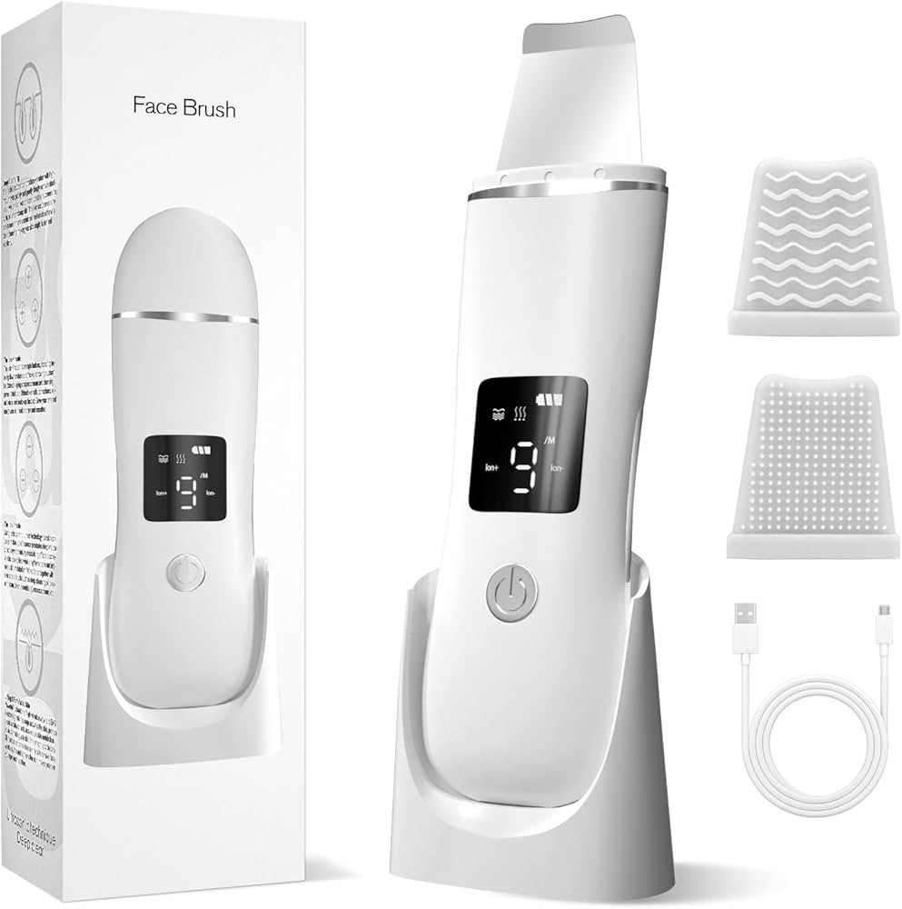 Face Scrubber Skin Spatula - Blackhead Remover with 4 Modes, Pore Extractor Face Spatula Deep Cle... | Amazon (US)