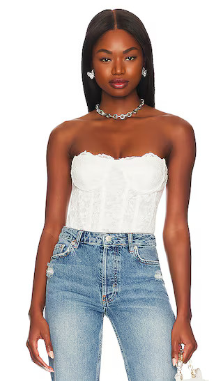 Oskar Bodysuit in Orchid White | Revolve Clothing (Global)