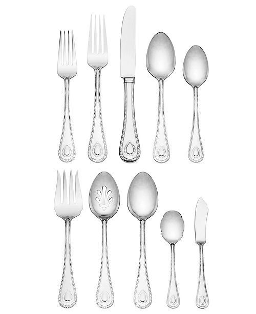 French Perle 65 Pc Set, Service for 12 | Macys (US)