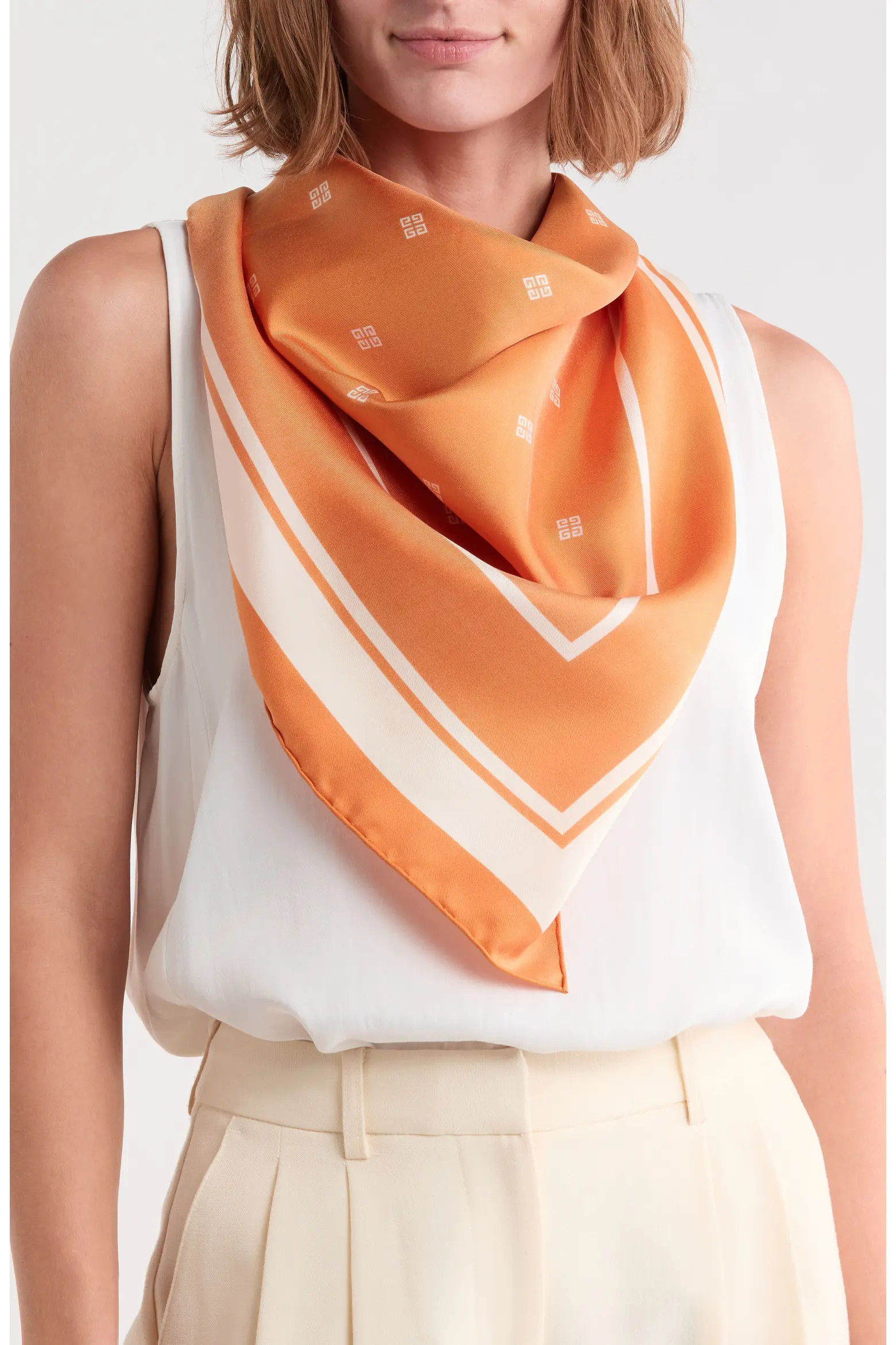 Givenchy Logo Silk Square Scarf (Women) | Nordstromrack | Nordstrom Rack