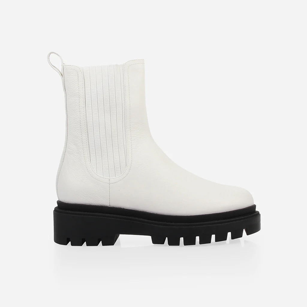 The Alpine Chelsea Boot White | Poppy Barley