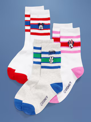 Old Navy x Disney© Crew Socks 3-Pack for Kids | Old Navy (US)