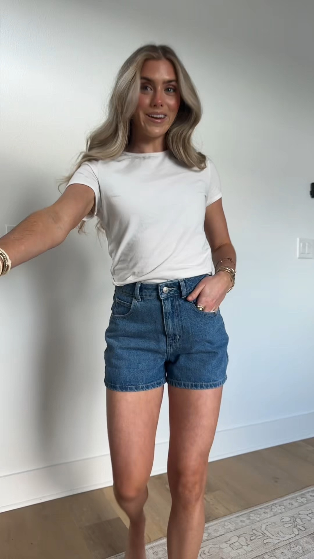 @princesspolly-us Tropica Denim Shorts size 2! DenimOpens a new window Shorts
High waisted
100% cotton
Zip & button fastening
Belt loops at waist
Mid blue wash
Classic five pocket design
Unlined

#LTKootd #LTKSeasonal #LTKSwim