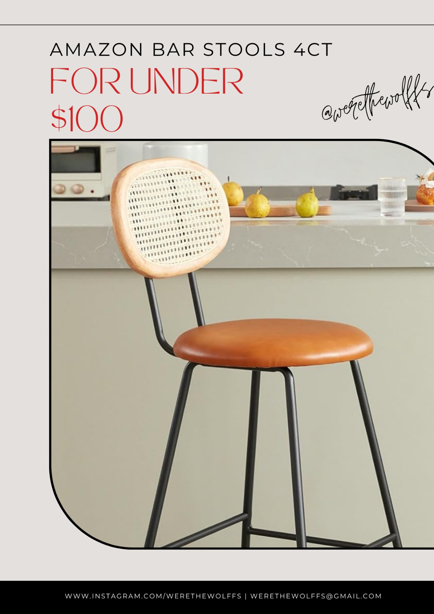 Set of 4 bar stools! Obsessed with these! 

#LTKGiftGuide #LTKHome #LTKSaleAlert