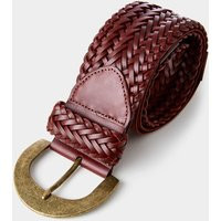 Women's Lola Woven Leather Belt - Size Medium - Tan - by Joe Browns | Joe Browns