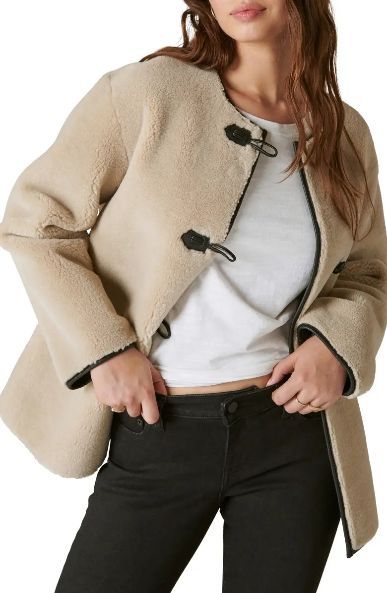 Lucky Brand Faux Shearling Jacket | Nordstrom | Nordstrom