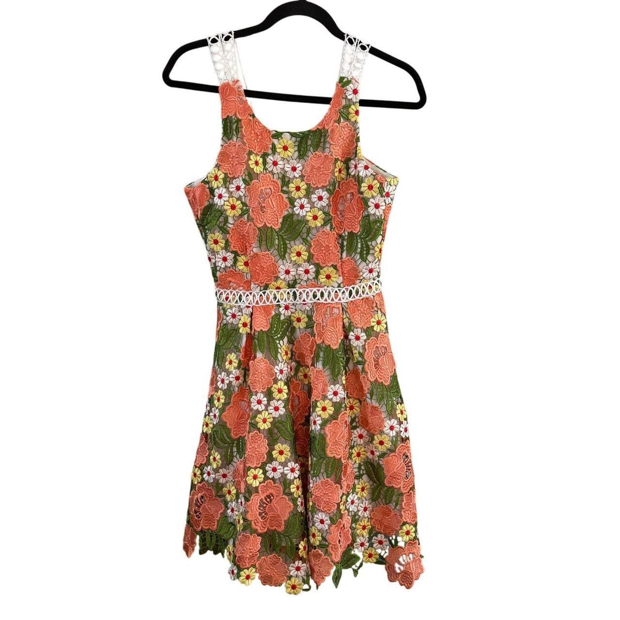 Hale Bob Women's Mini Dress - Multi | Depop US