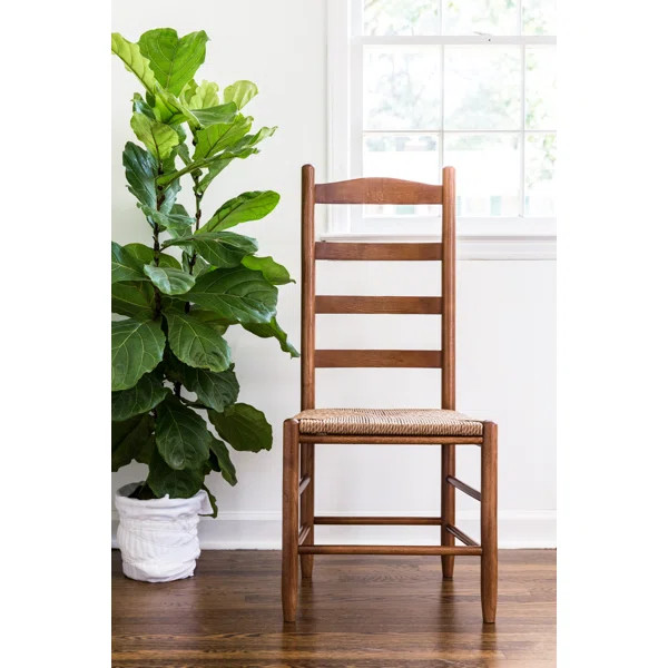 Burkes Solid Wood Ladder Back Side Chair | Wayfair North America
