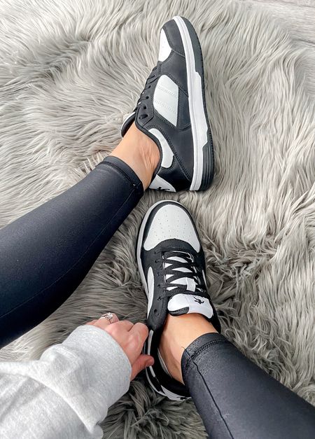 I’m loving these sneakers so much. 
(I got my true size 7.)

Color Block Sneakers • And 1 • Womens Shoes • Gym Shoes • Black and White Sneakers • 

#LTKshoecrush #LTKfit #LTKunder50