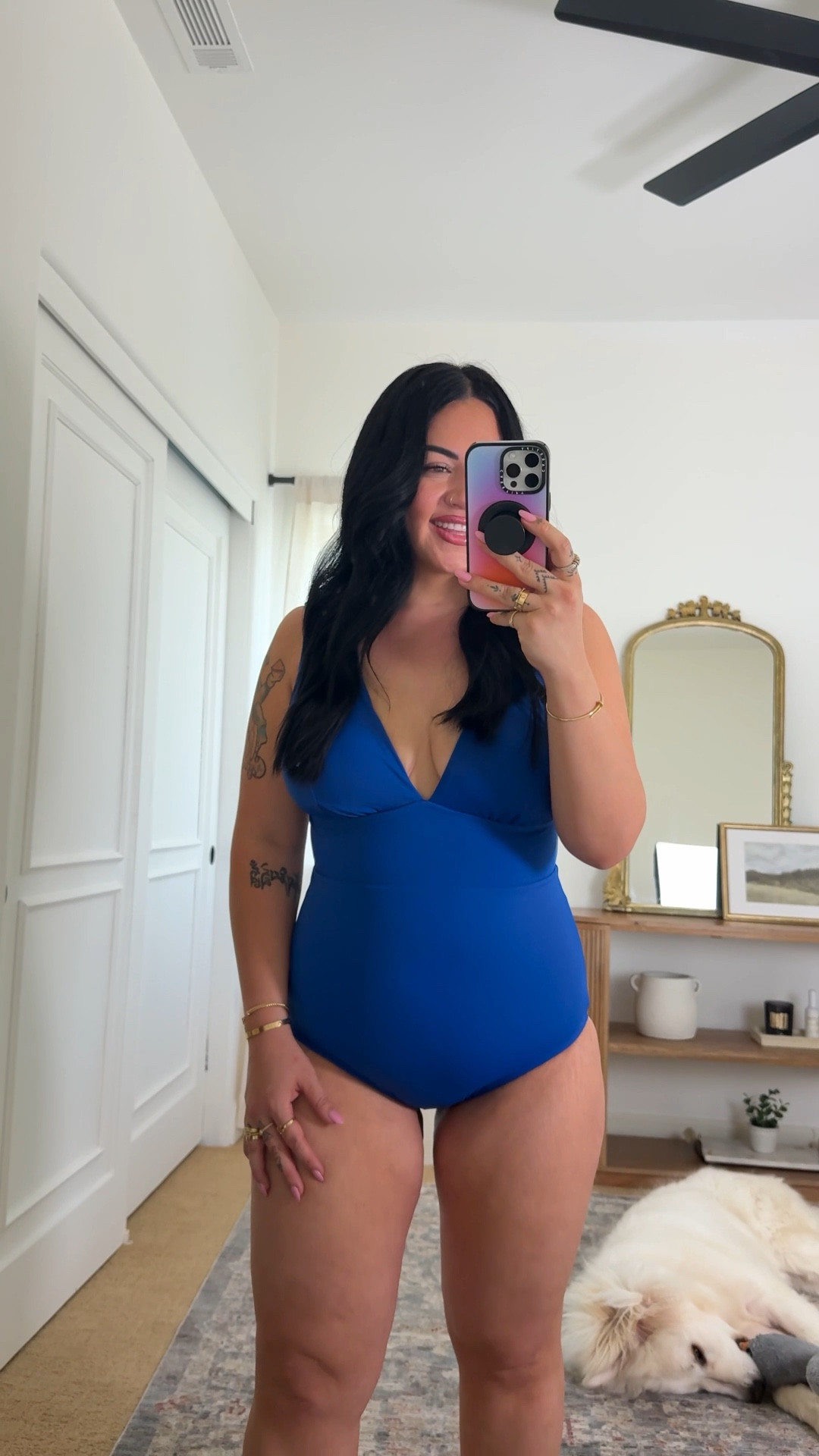 i’m wearing a size xl in everything swim!

#LTKSwim #LTKootd #LTKMidsize