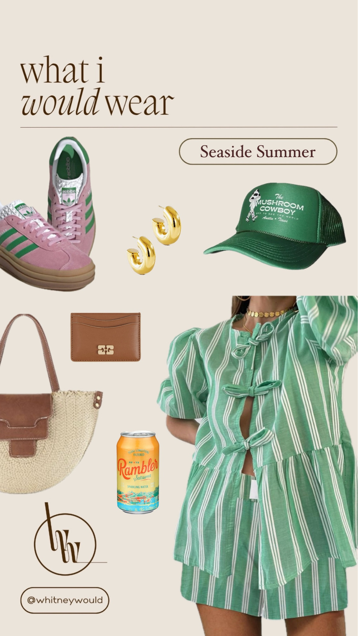 A seaside summer style as requested by a follower. 🤎 hat is from TheMushroomCowboy.com

#LTKFindsUnder50 #LTKFindsUnder100 #LTKShoeCrush