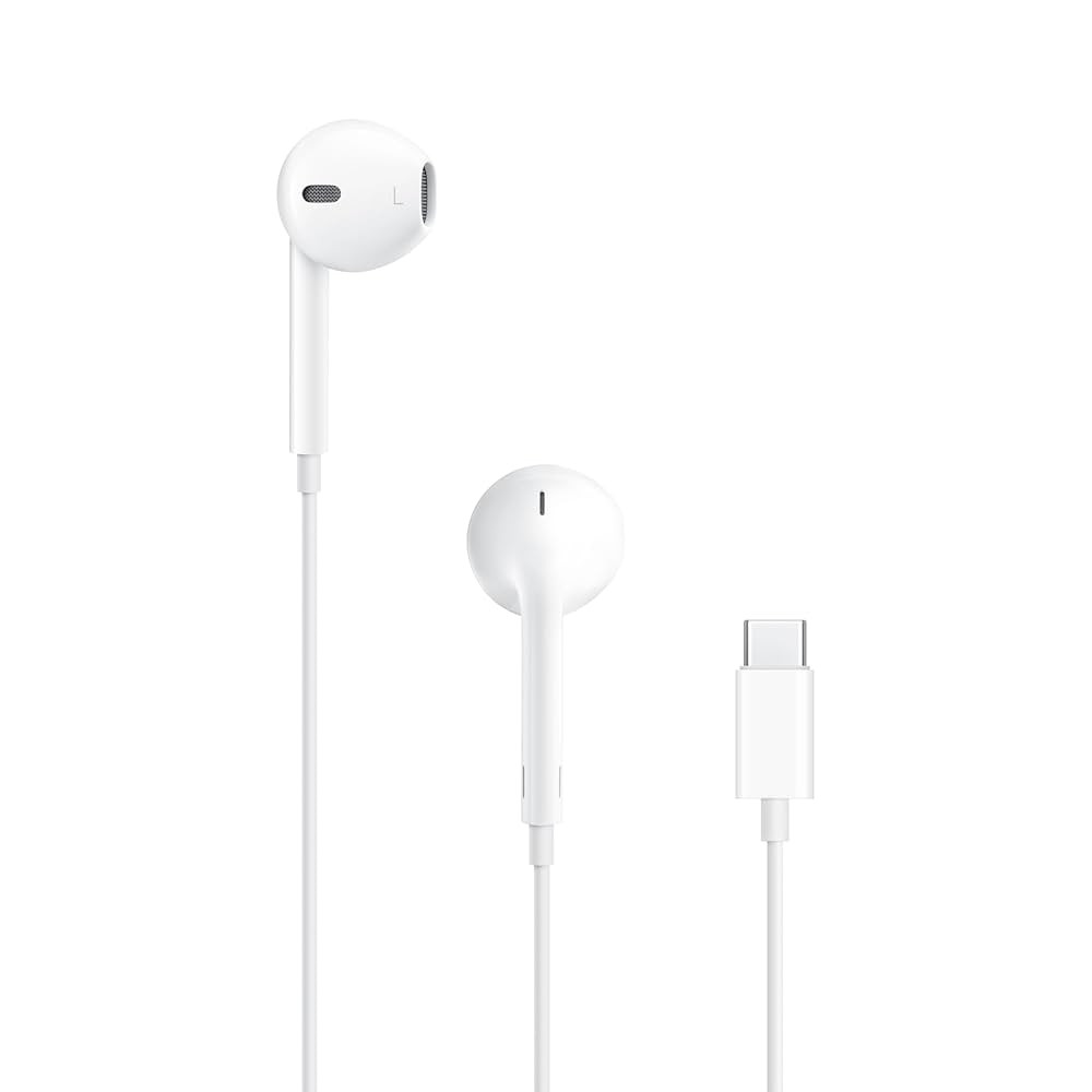 Apple EarPods Headphones with USB-C Plug, Wired Ear Buds with Built-in Remote to Control Music, P... | Amazon (US)