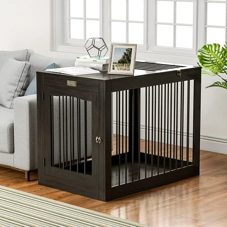 Furpezoo End Table Pet Crate Large Dog Kennel with 2 doors for Living Room | Walmart (US)