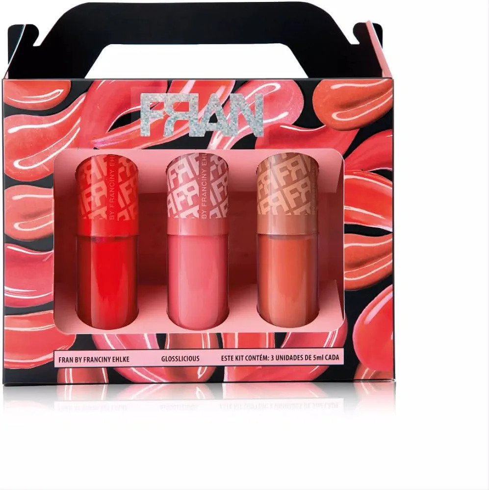 Kit Gloss - Franciny Ehlke - Glosslicious - Trio de Gloss | Amazon (BR)