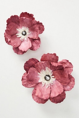 Georgina Wall Flowers, Set of 2 | Anthropologie (US)