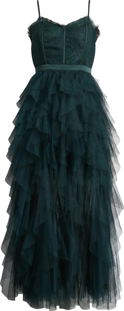 Corset Lace & Tulle Gown | Nordstrom