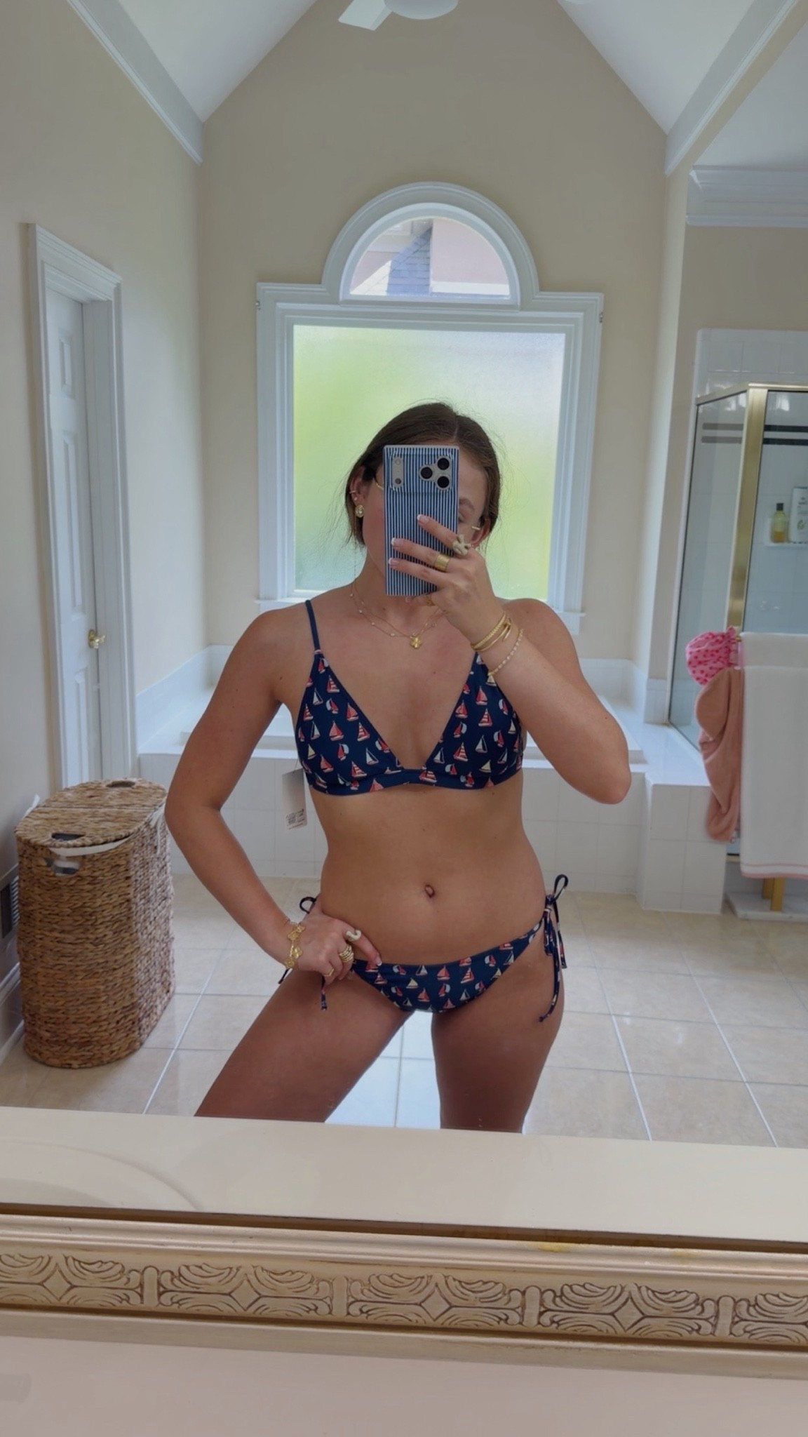 Nautical bikini!

#LTKootd #LTKSwim #LTKTravel