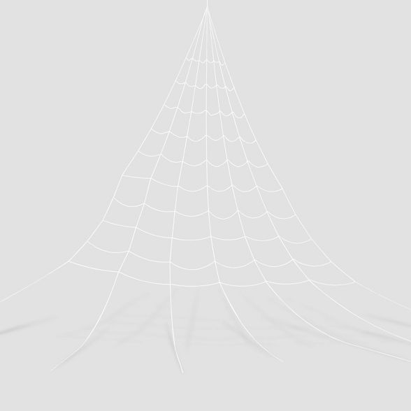 25' Mega Spiderweb White Halloween Decorative Prop - Hyde & EEK! Boutique™ | Target