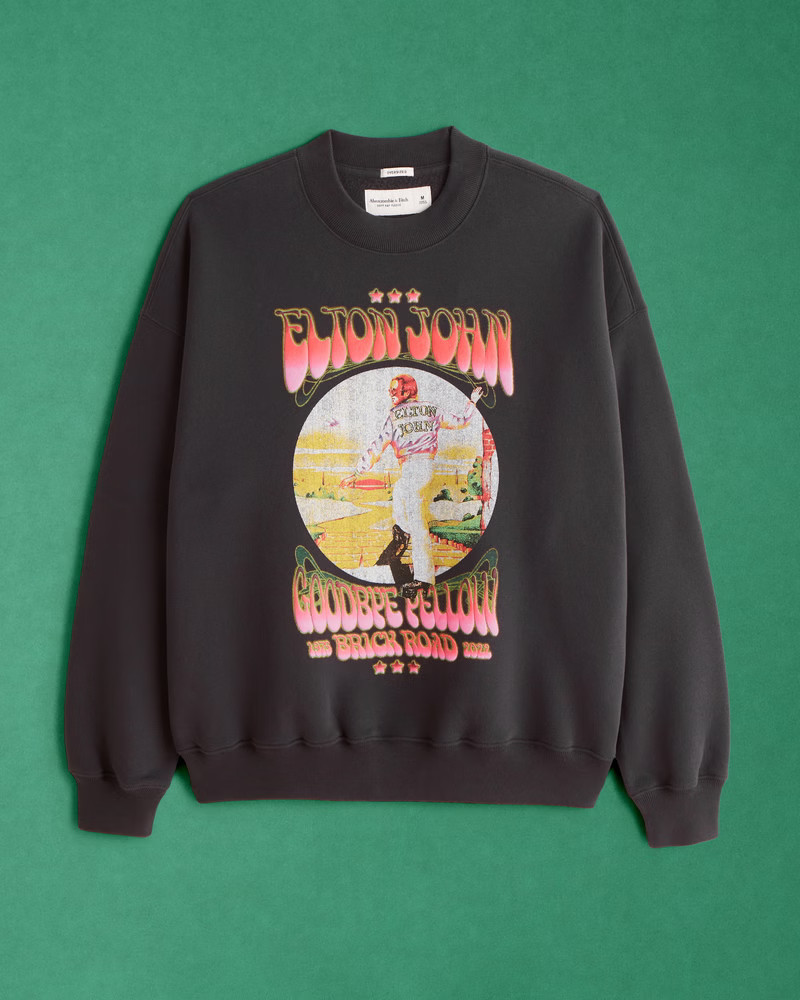 Pride Elton John Crew Sweatshirt | Abercrombie & Fitch (US)