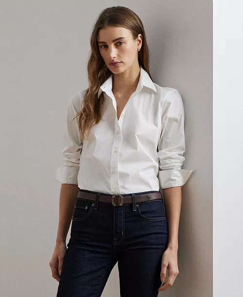Non-Iron Straight-Fit Shirt | Macy's