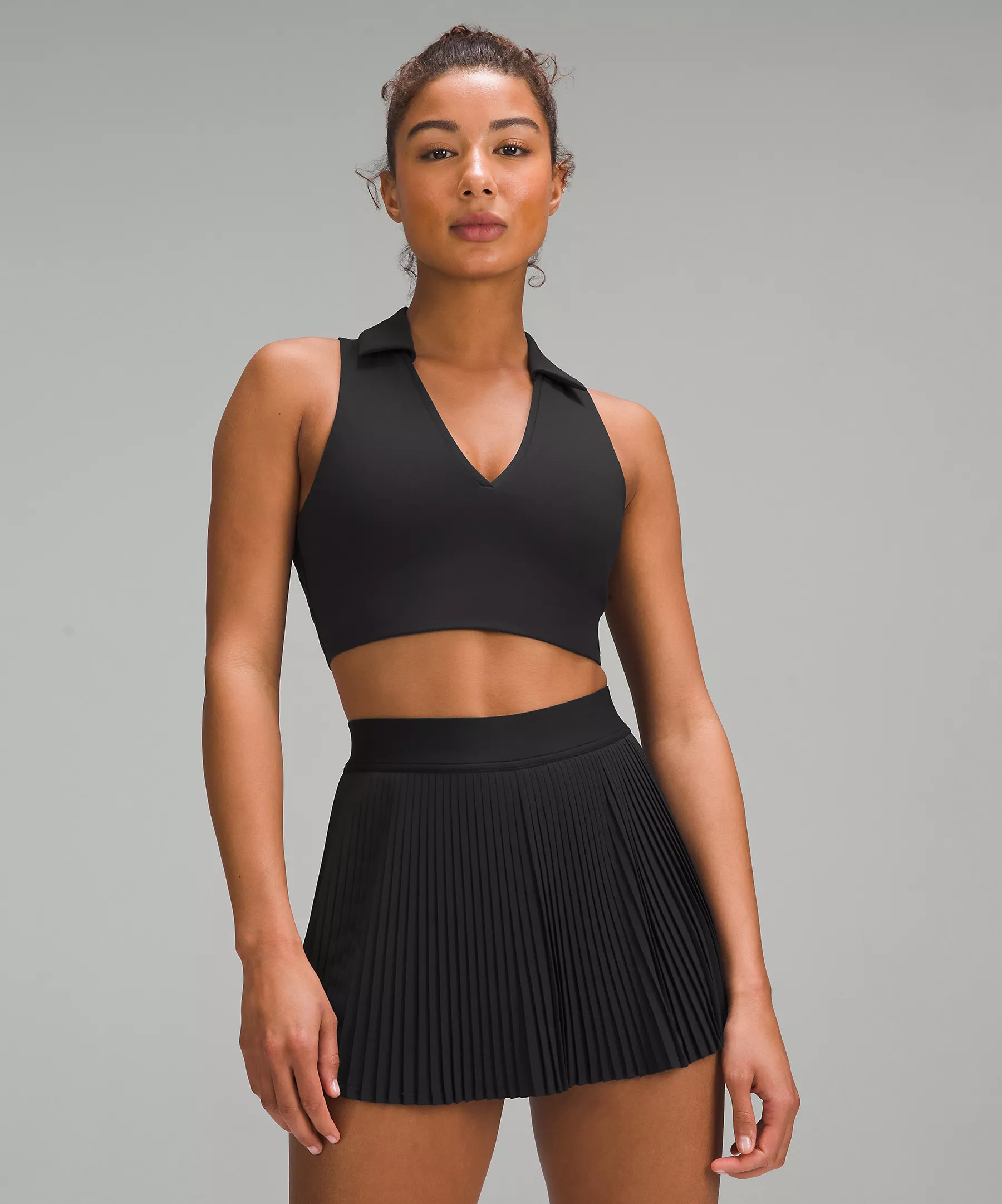 Collared Tennis Longline Bra *Medium Support, B/C Cup | Women's Bras | lululemon | Lululemon (US)