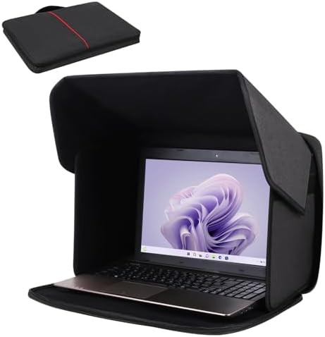 Laptop Sun Shade,Lightweight Laptop Sun Glare Shield Privacy Cover for Working Outside,Computer P... | Amazon (US)