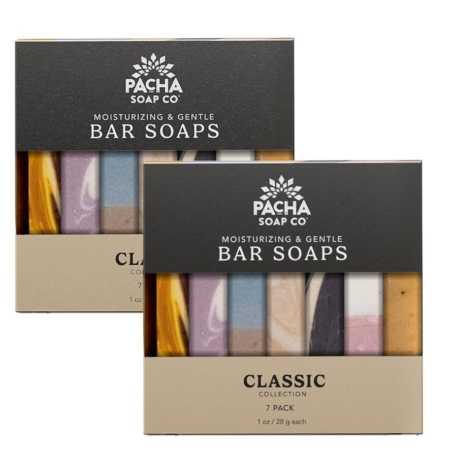 PACHA SOAP Variety Bar Soap Set 2 Pack | Classic Scents | Trial & Travel Size | Premium, Hydratin... | Amazon (US)