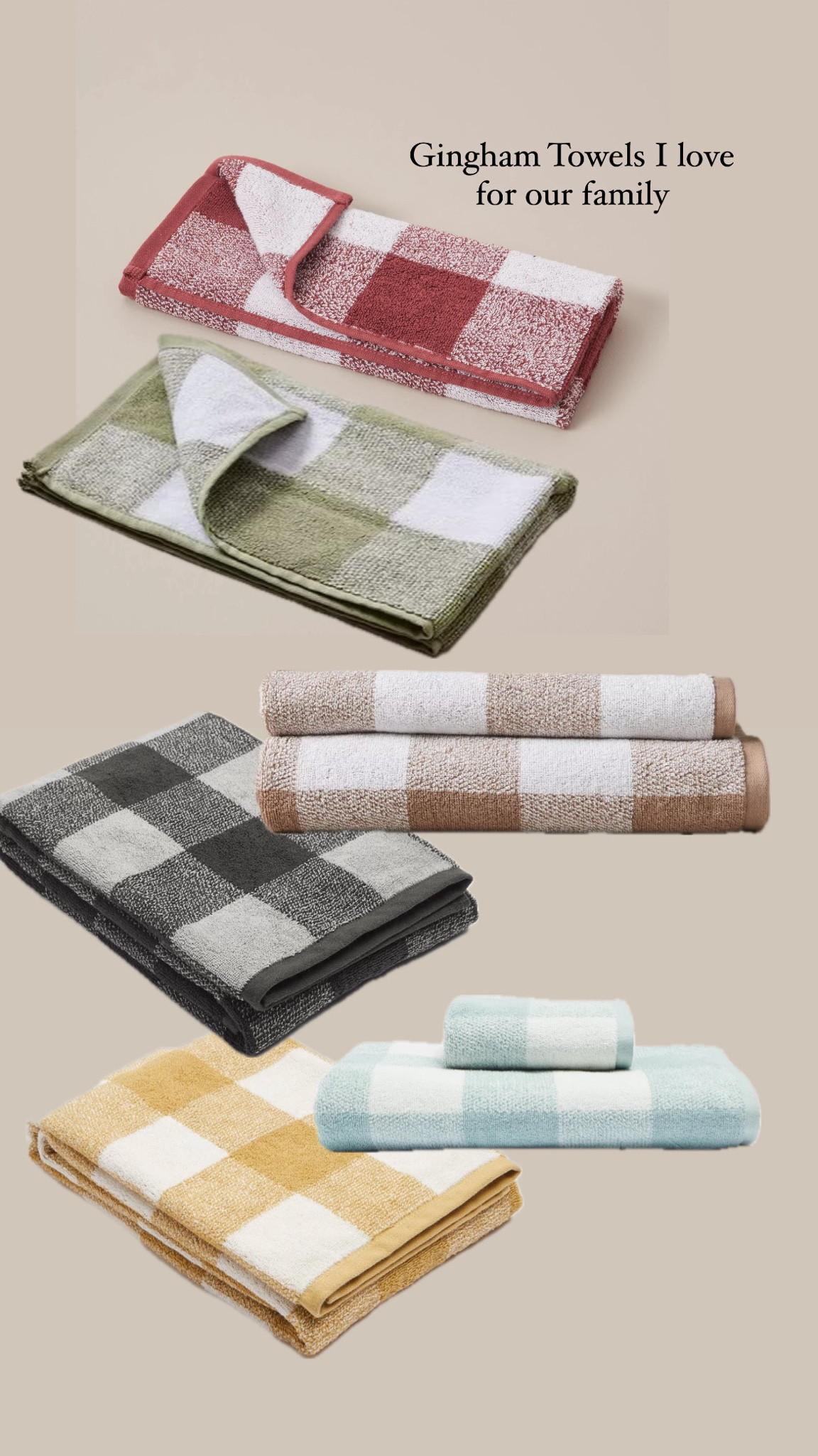 I love these towels from Target, so soft and they are on clearance too! The perfect way to colour code each towel for each family members so no more mixing towels! #gingham #ginghamtowel #bathroomtowel #showertowel #towels #handtowels #bathtowels #home 

#LTKhome #LTKsale #LTKfamily