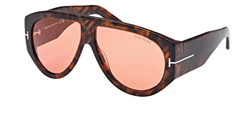 Tom Ford BRONSON FT 1044 Dark Havana/Burgundy 60/12/140 men Sunglasses | Amazon (US)