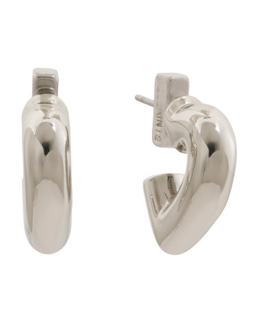 Small Heart Huggie Hoop Earrings | TJ Maxx