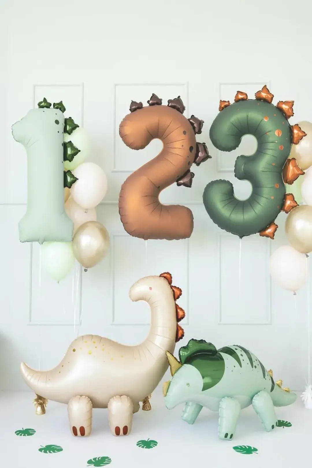 Dinosaur Number Balloon: Jurassic Birthday Party Decorations for Kids, Numbers 1, 2, 3 - Etsy | Etsy (US)
